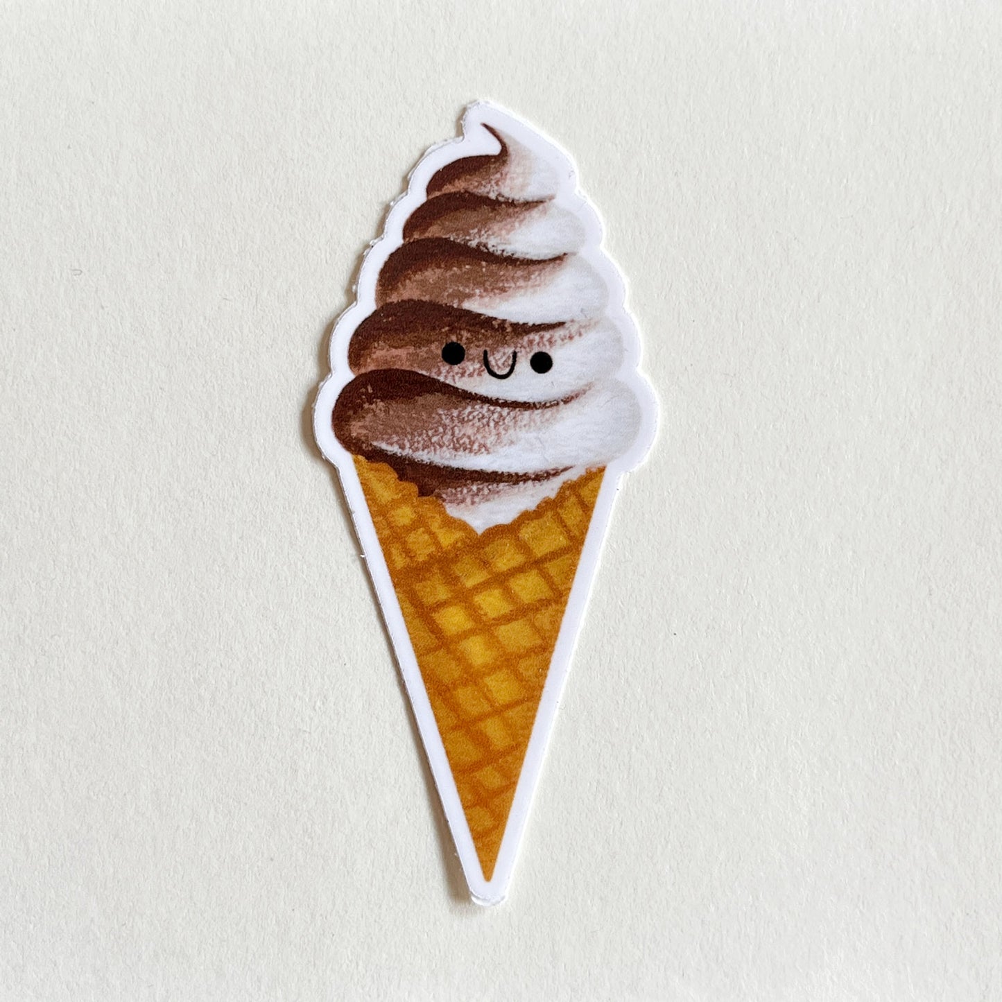 Chocolate Vanilla Swirl Sticker