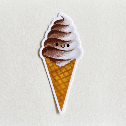 Chocolate Vanilla Swirl Sticker
