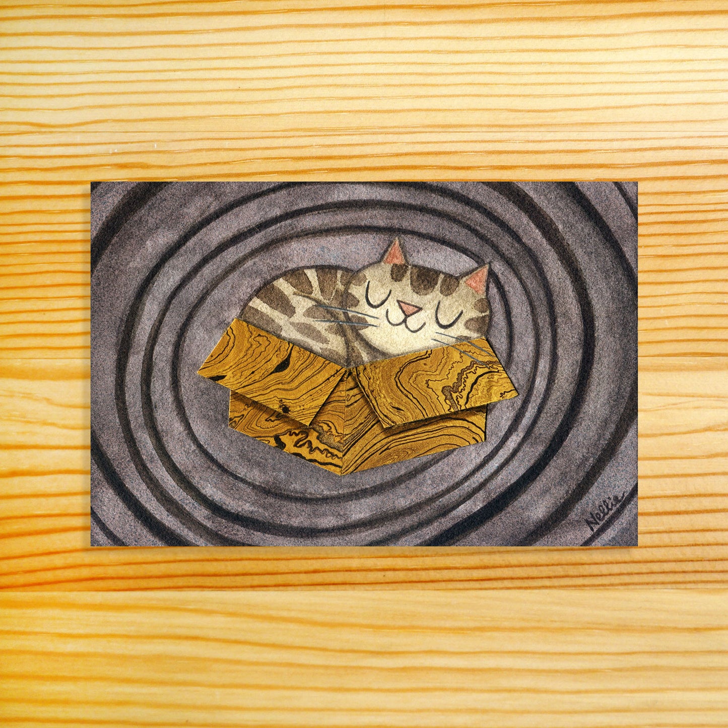 Inter-dimensional Box Postcard