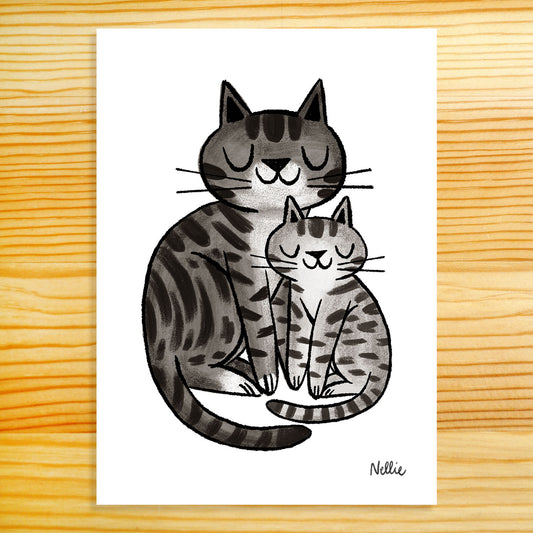 Mother and Child - 5x7 Art Print