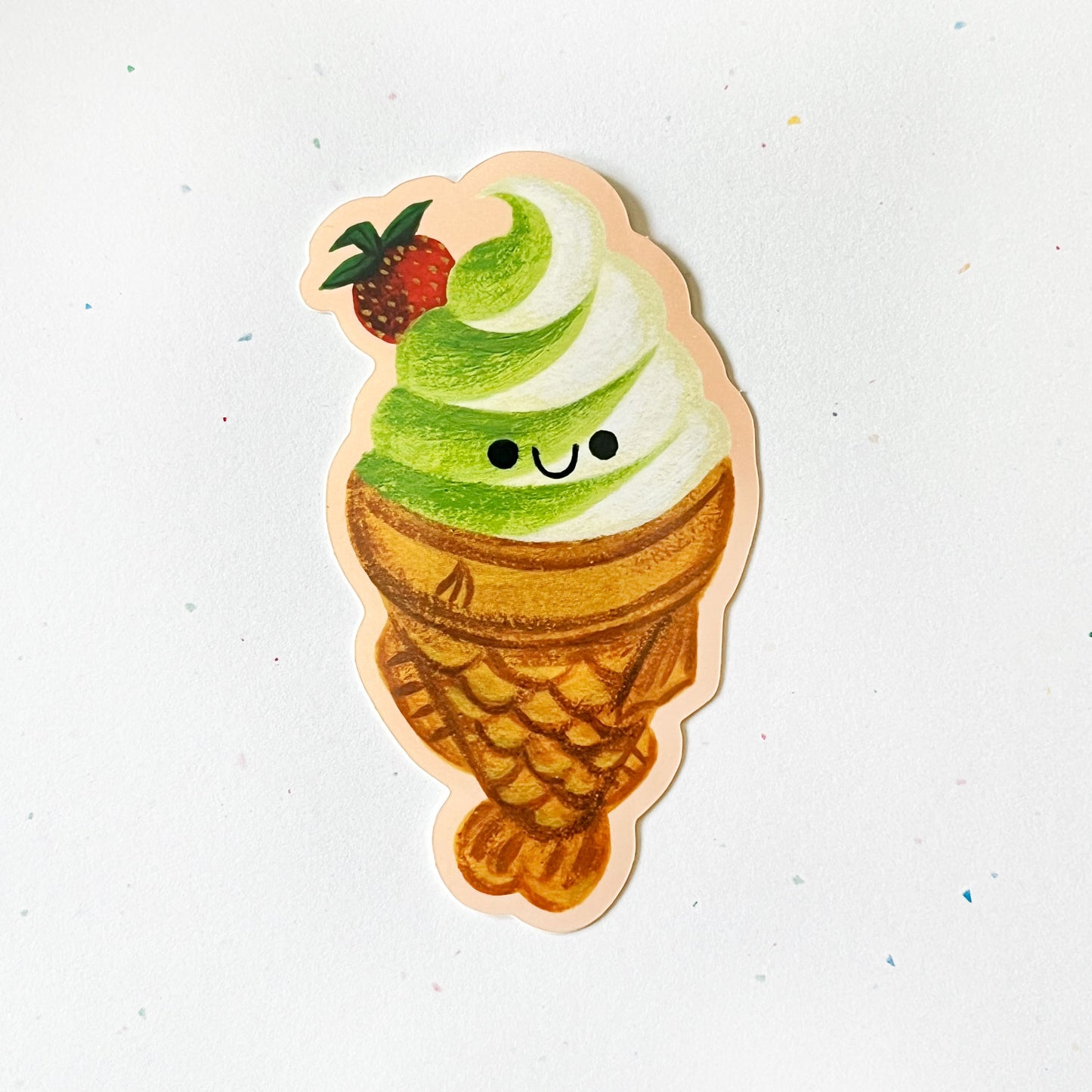 Taiyaki Ice Cream Sticker