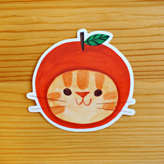 Apple Hat Sticker