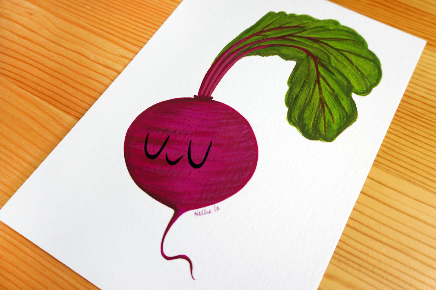 Beet - 5x7 Painting