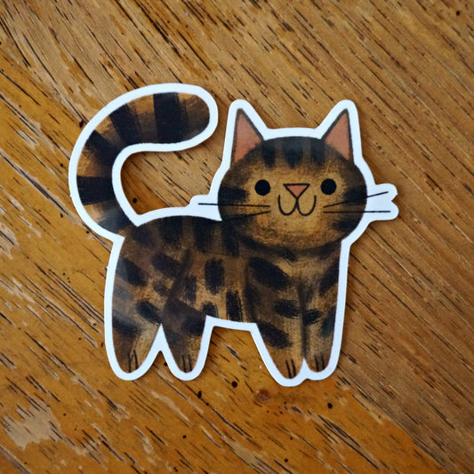 Brown Tabby Sticker