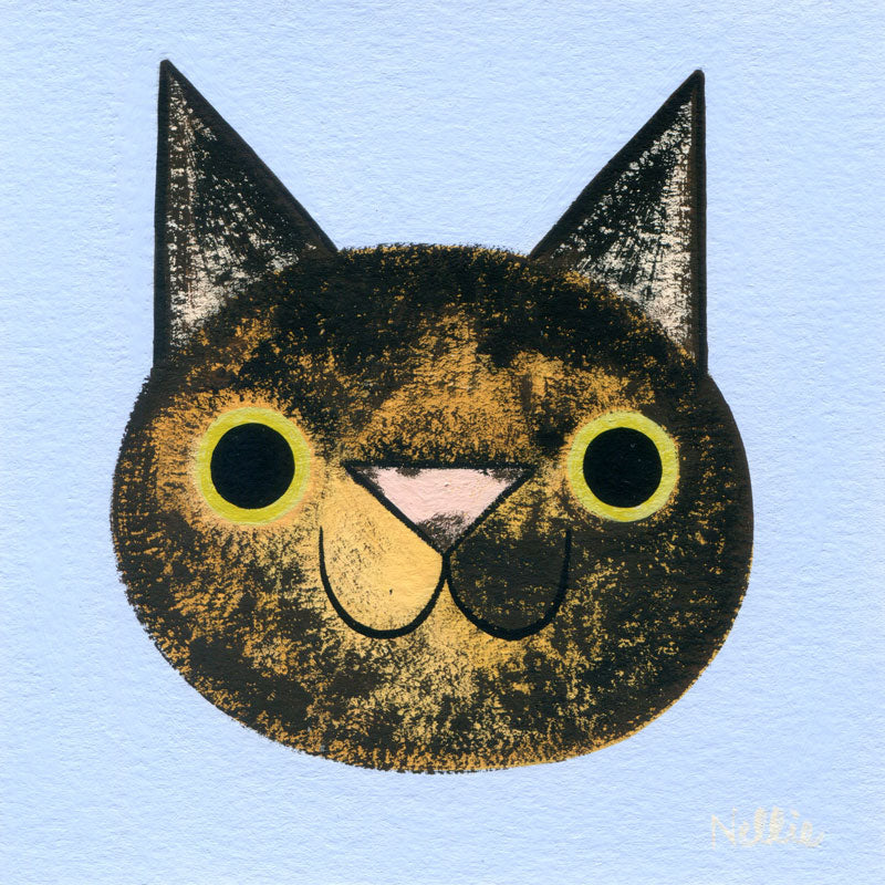 Custom Cat Face - Mini Painting