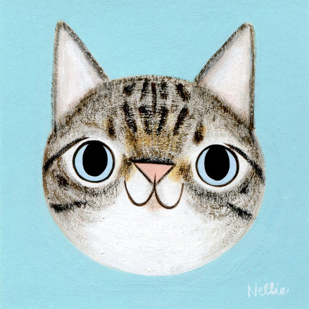 Custom Cat Face - Mini Painting
