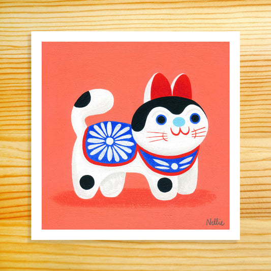 Inu Hariko - 5x5 Art Print