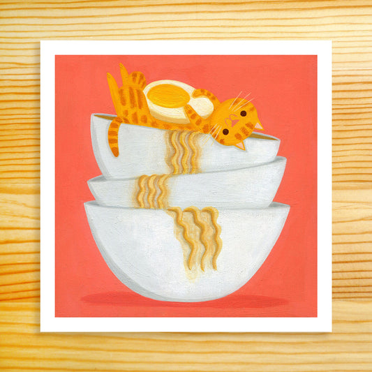 Noodling - 5x5 Print