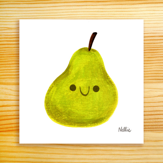 Pear - 5x5 Art Print