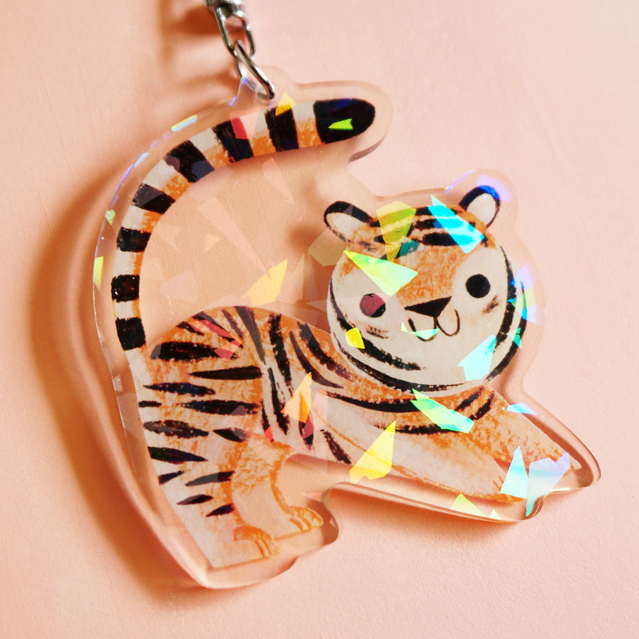 Lil Tiger Charm Keychain