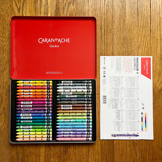 Caran D'ache Neocolor II Aquarelle Set - 40 Crayons
