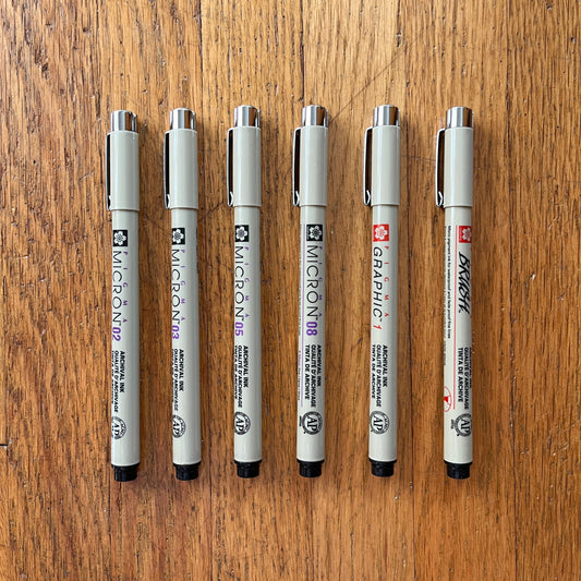 Sakura Pigma Micron Pens