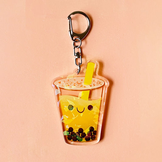 Boba Charm Keychain