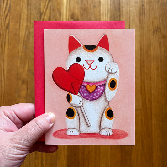 Love Cat Greeting Card