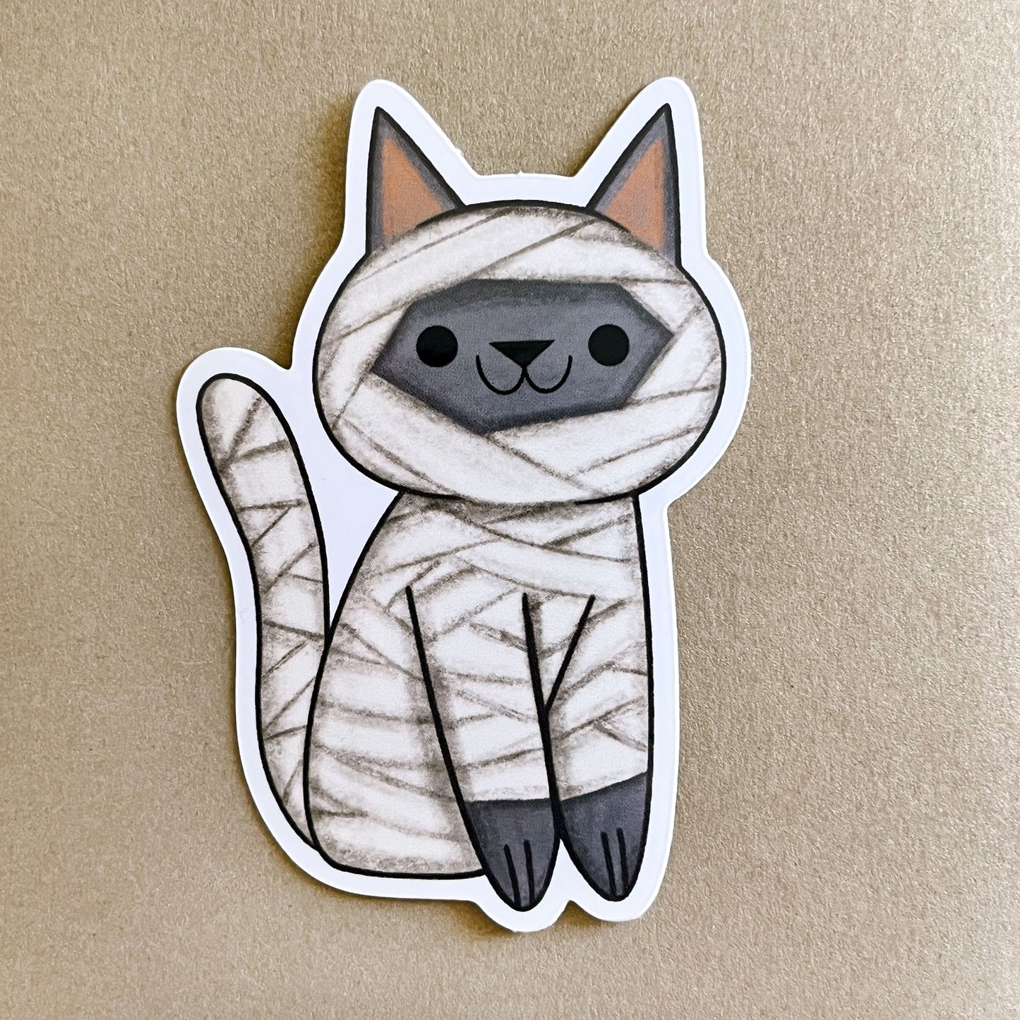 Mummy Cat Sticker