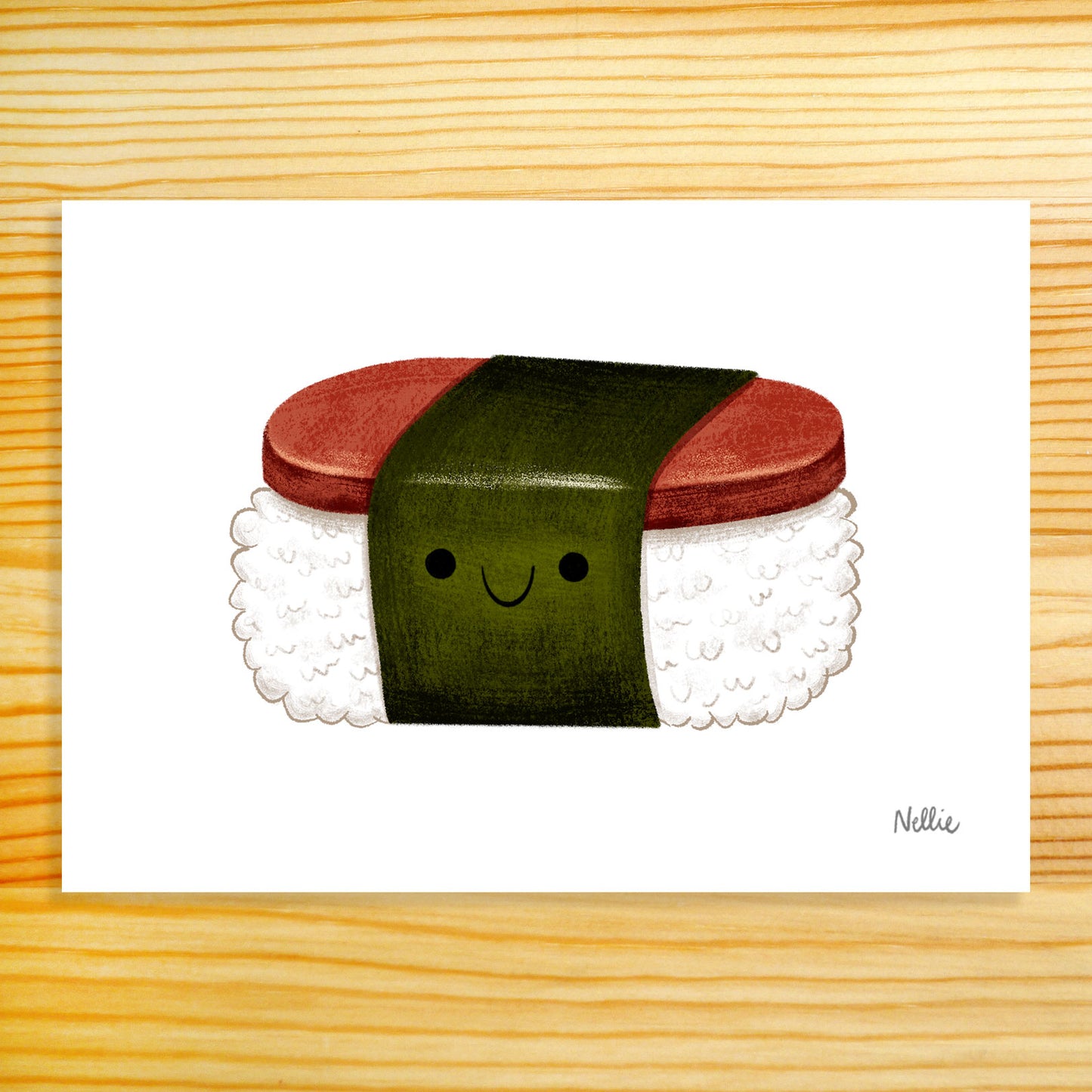 Spam Musubi - 5x7 Art Print