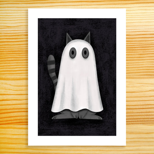 Bedsheet Ghost - 5x7 Print
