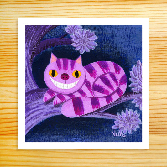 Cheshire Cat - 5x5 Print