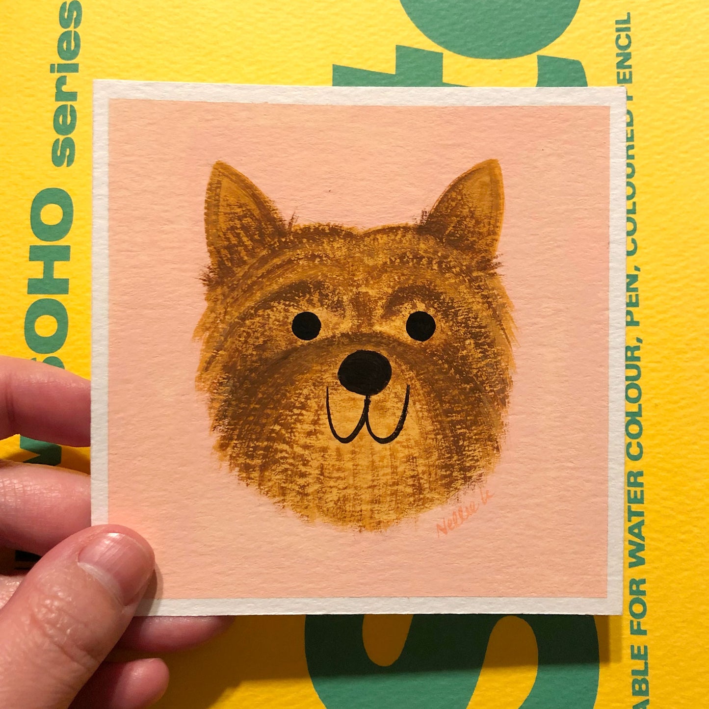 Custom Dog - Mini Painting