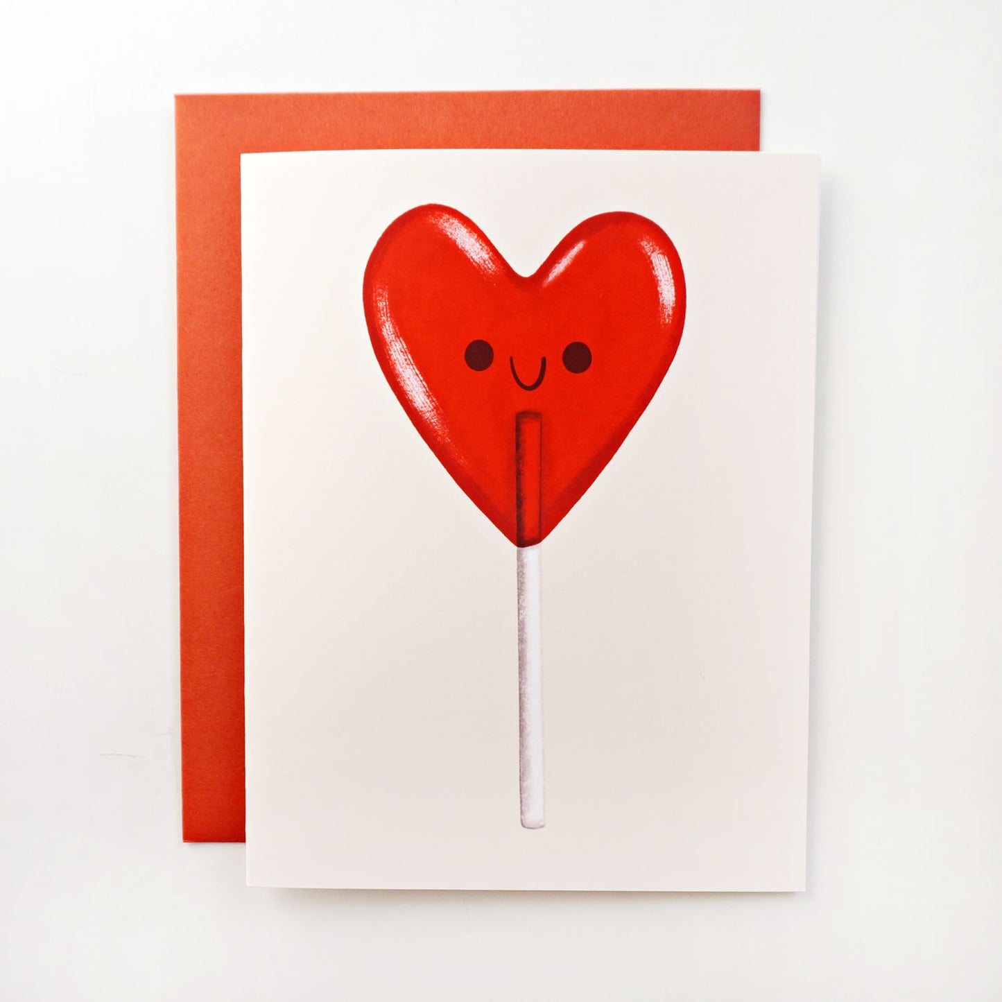 Heart Lollipop Greeting Card