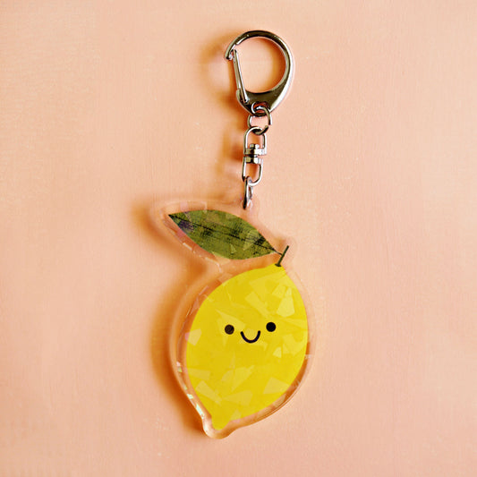Lil Lemon Charm Keychain