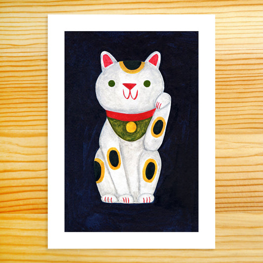 Maneki Neko - 5x7 Print