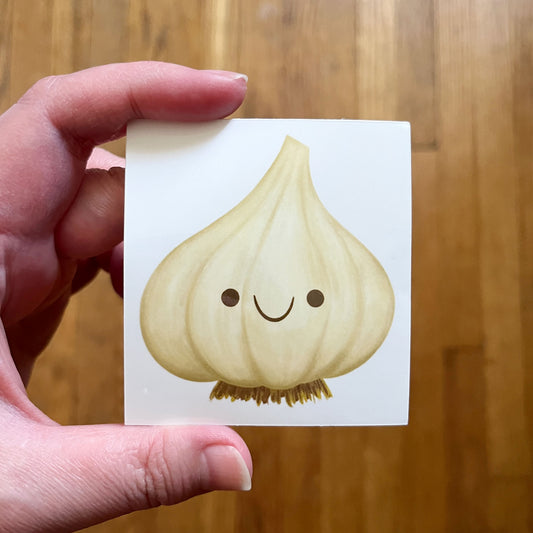 Oops Garlic Sticker