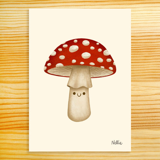 Mushroom - 5x7 Print