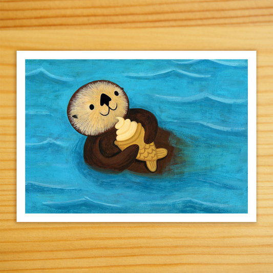 Sea Otter Print