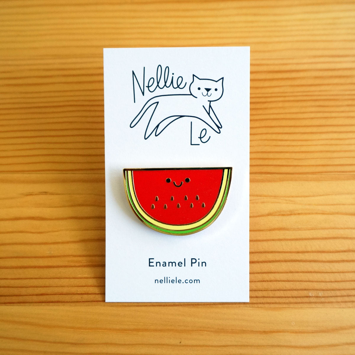 Watermelon Pin – Nellie Le
